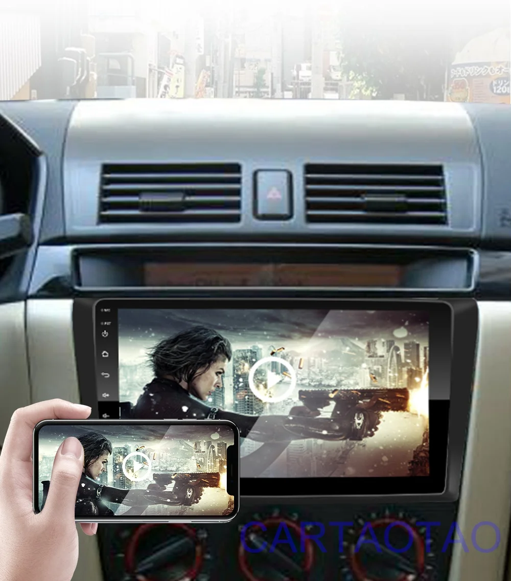 2G+ 32G " 2din Android 8,1 GO автомобильный Радио gps навигация wifi Bluetooth плеер карта для Mazda 3 2004-2013 автомобильный dvd-плеер