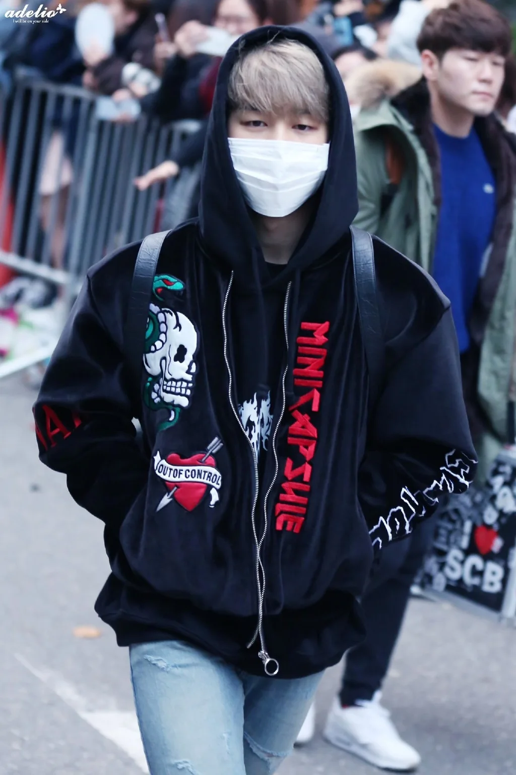 Kpop exo пуленепробиваемый Junior JIMIN на молнии куртка для мужчин и женщин бейсбольная форма стиль Вышивка бархатная одежда