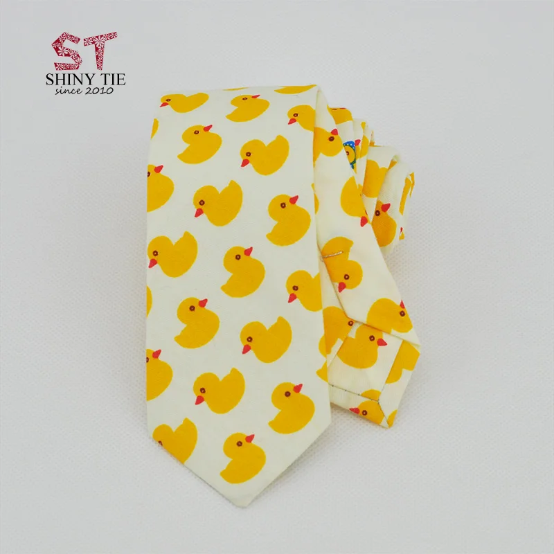 Мужской Хлопковый галстук с принтом Даки|ties for men|fashion tiespattern tie |