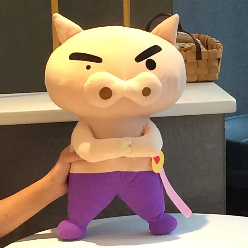 

42CM big JAPAN Crayon Shin-chan Plush Stuffed Animal Doll Buriburi Zaemon Birthday presents for children