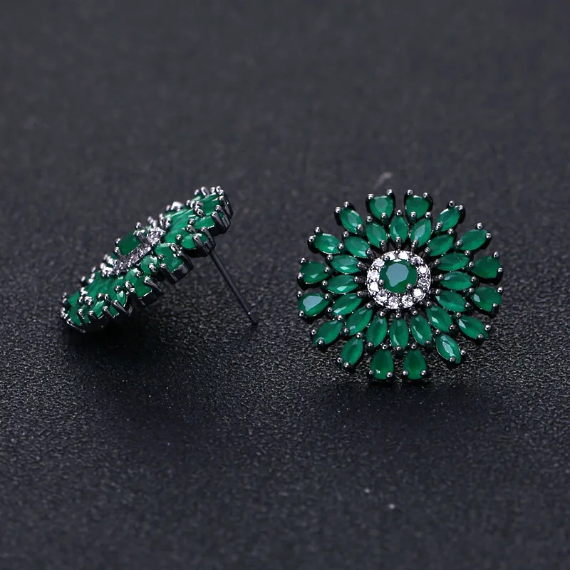 A329 прозрачные циркониевые 2017 новые модные солнцезащитные серьги с цирконием