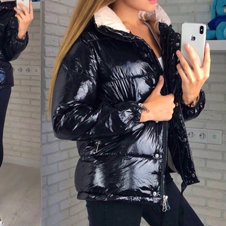 Для женщин зимняя куртка Мягкий Короткие пальто для будущих мам яркий женский