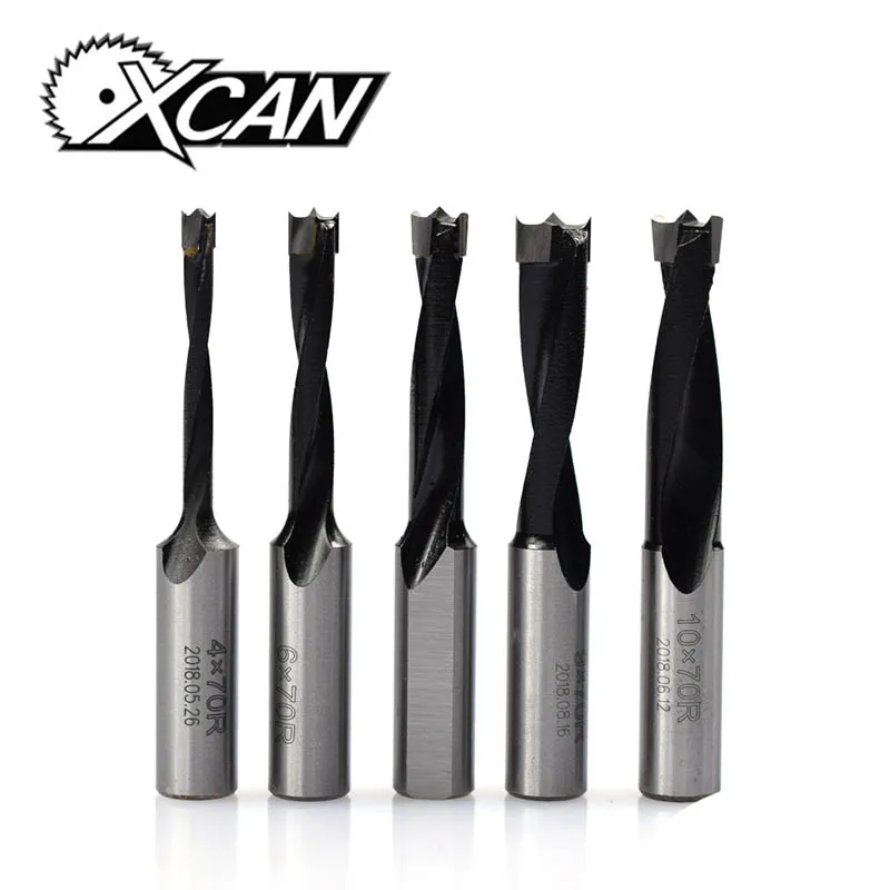 XCAN 1 шт., 4 мм-10 мм, правое вращение, деревообрабатывающее сверло, сверло для сверления по дереву, 2 флейты, твердосплавные сверла по дереву Forstner