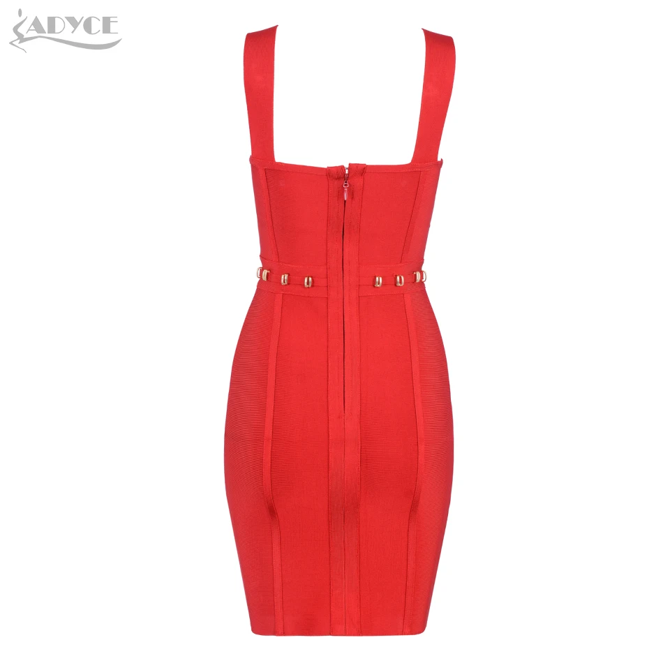 ADYCE 2019 Новое Элегантное облегающее Бандажное платье для женщин Vestidos сексуальное
