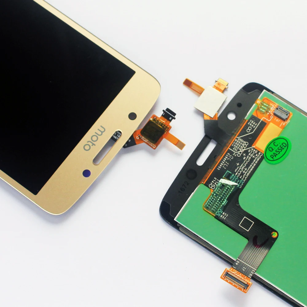 Протестированный ЖК-дисплей для Motorola Moto G5 XT1672 XT1676 сенсорный экран дигитайзер сенсорная стеклянная панель в сборе рамка