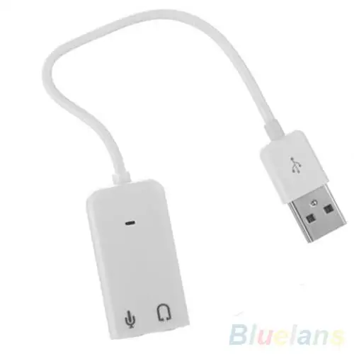 Usb звуковая карта Горячая Внешняя USB 2 0 3D Виртуальная 7 1 канальная Аудио Звуковая