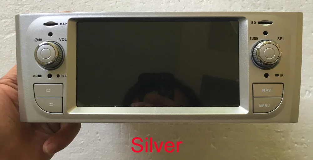 Silver without DVD Новейший Android 8,1 Восьмиядерный gps навигатор стерео 6," автомобильный DVD мультимедиа для Fiat Grande Punto/Linea 2007-2012 с Радио/RDS - Цвет: Silver without DVD