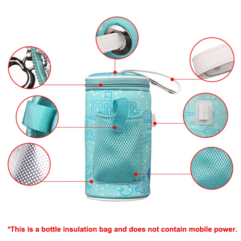 USB подогреватель для детских бутылочек изолированная сумка дорожная чашка