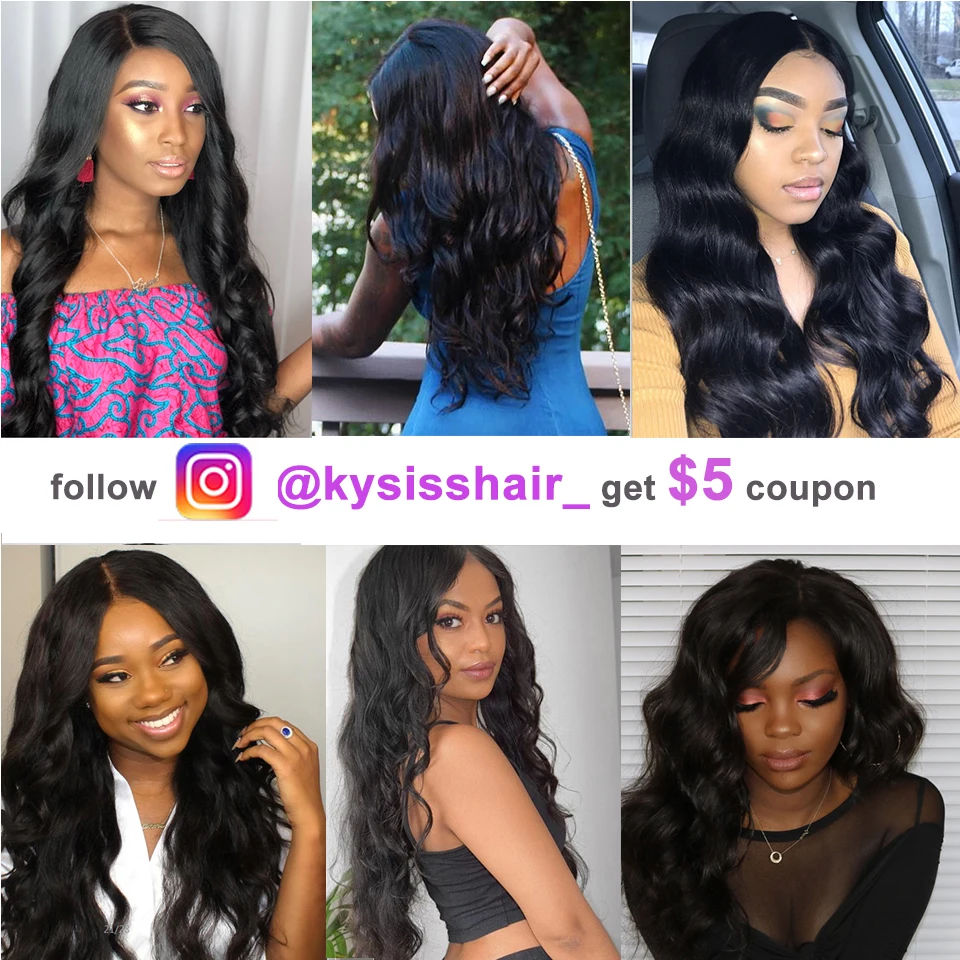 

UNice Hair Kysiss Virgin Series 4 Bundles 8A Peruvian Body Wave Hair Extension 8-30" 100% Human Hair Weaves Body Wave Bundles