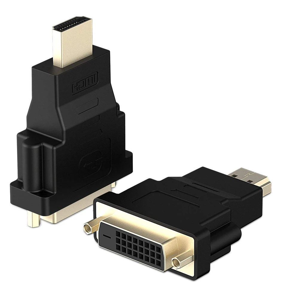 JKING DVI to HDMI Adapter Converter 24+5 Male Female for HDTV LCD PC Computer DVD Projector PS3 PS4 TV BOX | Электроника