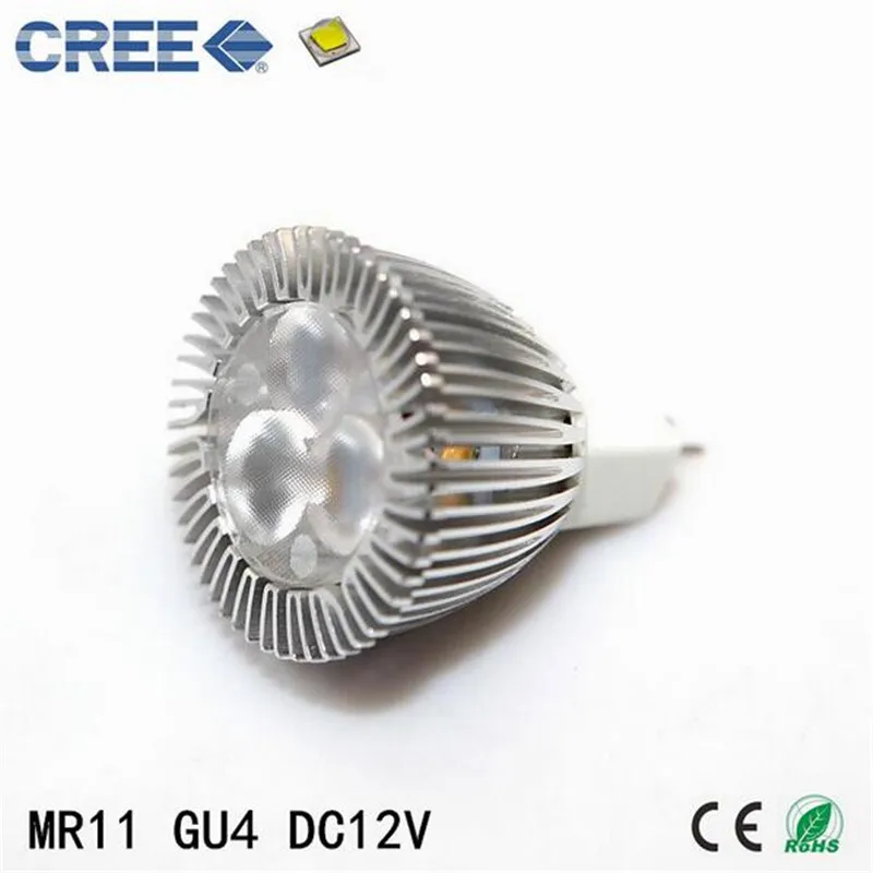 Светодиодный прожектор 6 Вт MR11 GU4 яркий мини светильник CREE LED потолочная лампа
