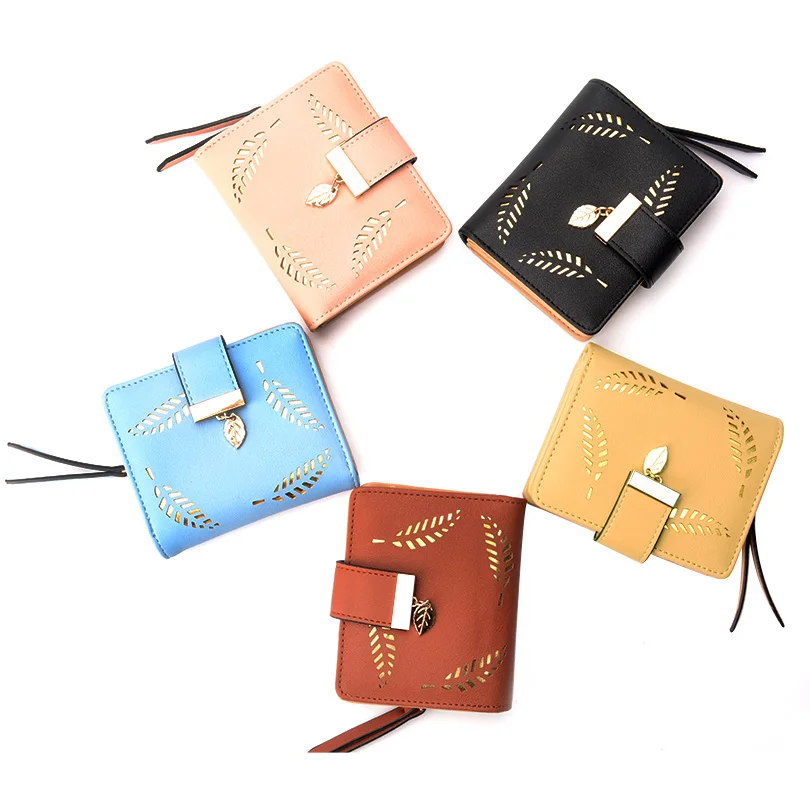 Модный кошелек COHEART из нубука женский маленький Женский искусственной кожи