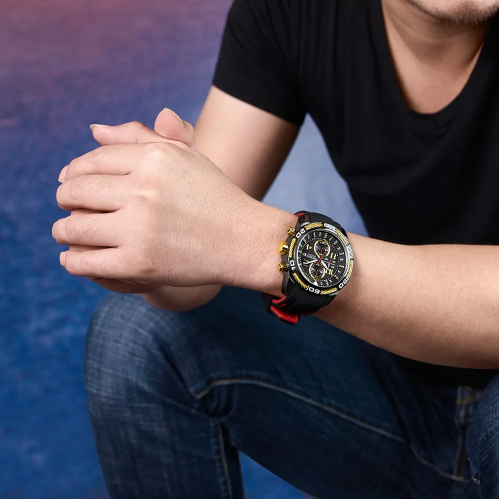 Men Watch Male Quartz Watches Mens Luxury Brand Creative Silicone Army Military Waterproof Sport Clock Relogio Masculino Waches | Наручные
