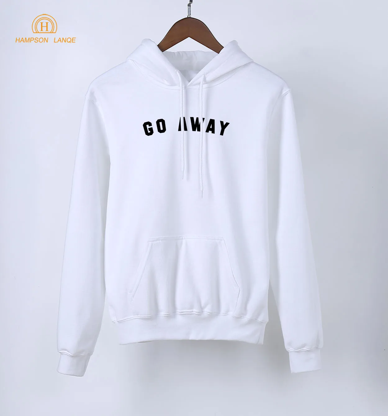 

2019 Spring Hip Hop Pullovers Go Away Punk Style Sweatshirts Women Warm Fleece Sweatshirt Long Sleeve Hoodie Adult Streetwear