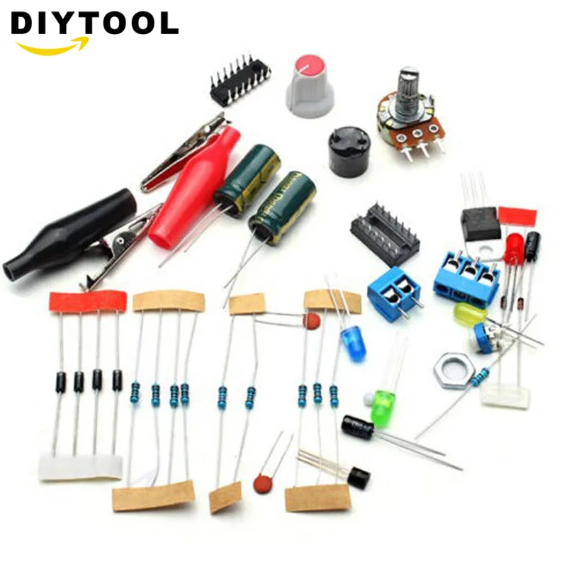 DIY Kit LM317 Регулируемое напряжение 220 В до 1,25 в-12,5 в понижающий модуль питания печатная плата электронные комплекты