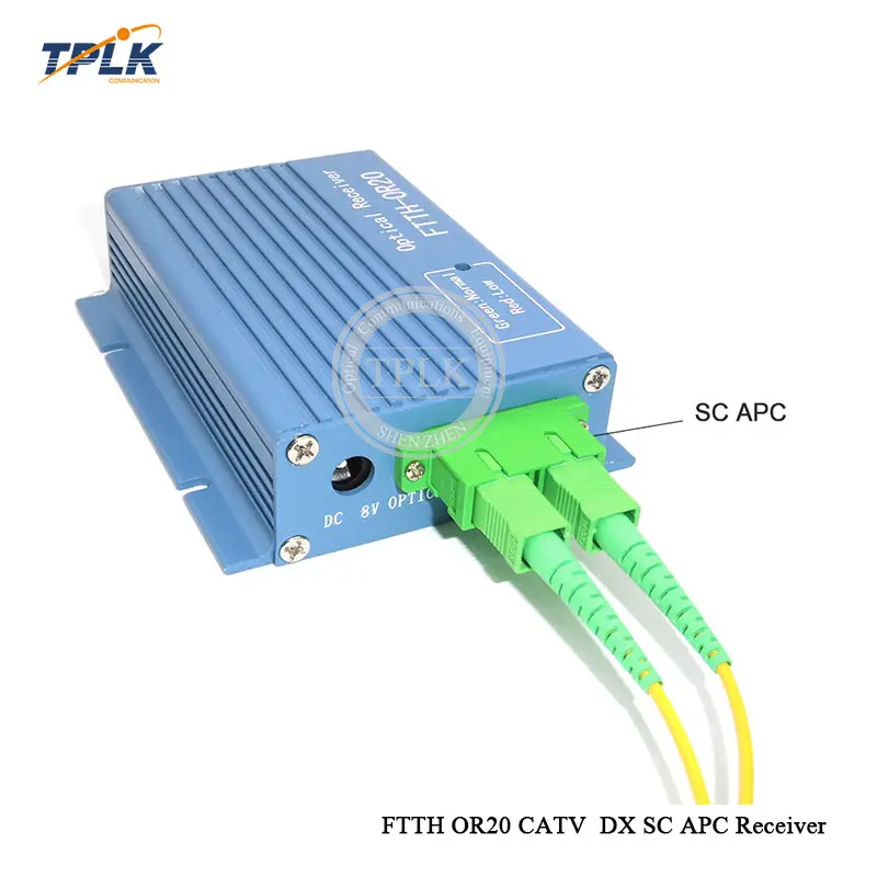 FTTH OR20 CATV DX SC APC приемник AGC дуплексный FTTH волоконно-оптический приемник с WDM встроенный для ONU для Интернета