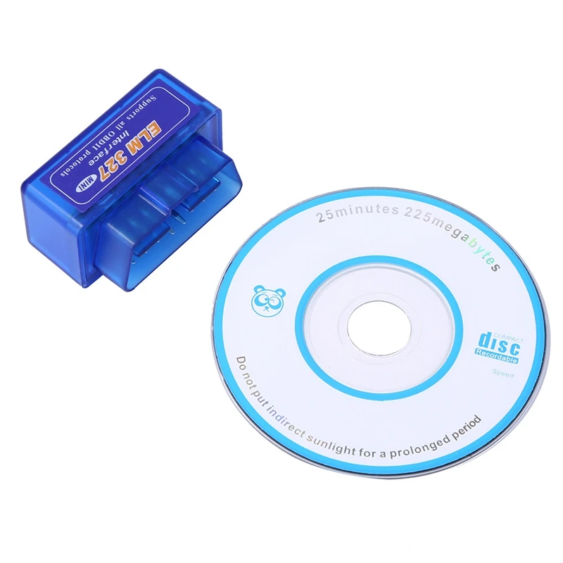 VODOOL Mini ELM327 Bluetooth V2.1 OBD2 автомобильный диагностический инструмент ELM 327 OBDII