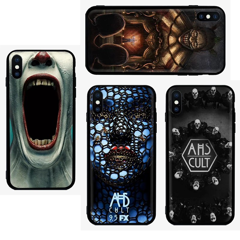 ТВ American Horror Story мягкий чехол для мобильного телефона чехол для iPhone 5 5S SE 6 6S Plus 7 8 Plus X XS XR XS 11 Pro Max