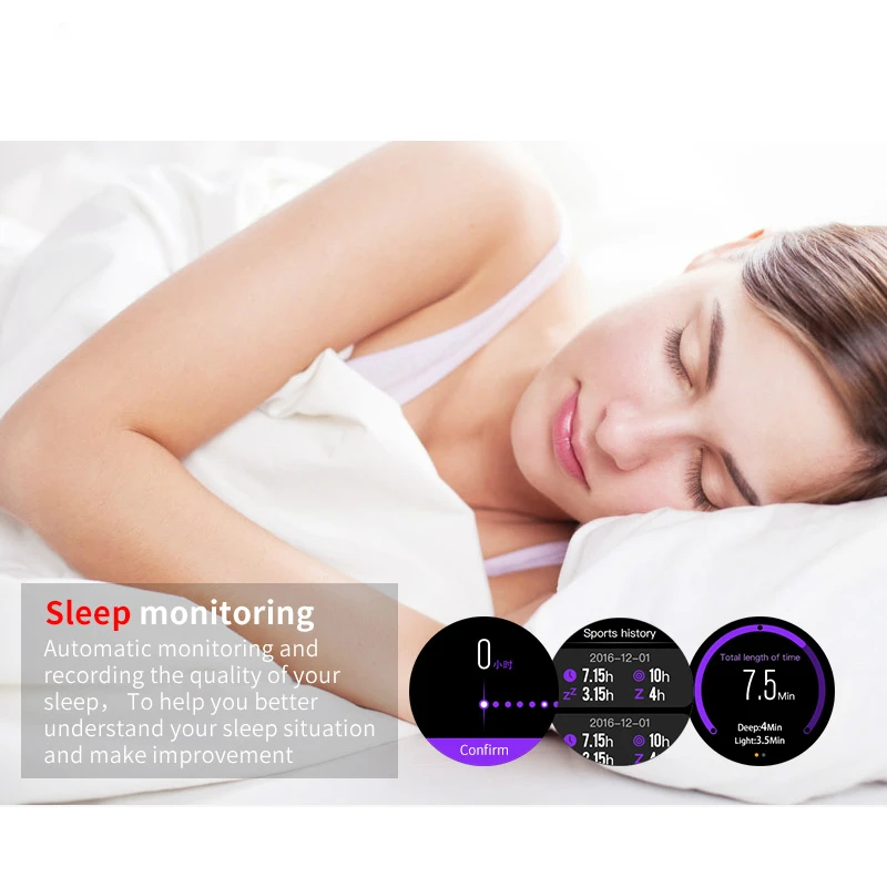 DaWhome спортивные Смарт-часы для Android ios MTK2503 частота сердечных сокращений 2G Wifi Bluetooth