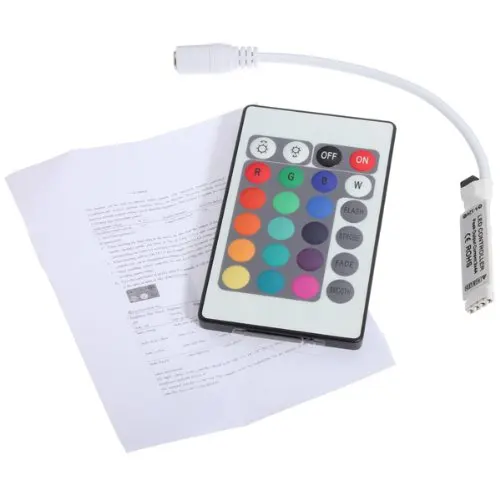 24 кнопки Мини ИК пульт дистанционного управления для RGB светодиодной ленты |