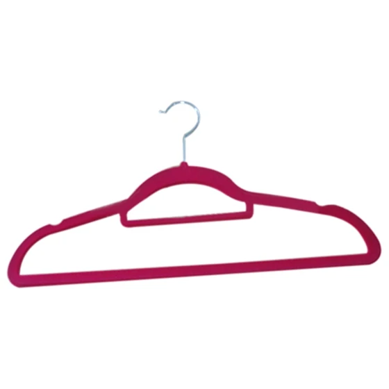 Rose Red TFBC-упаковка из 10 нескользящих ультра-тонких шарнирных вешалок для одежды для взрослых с поворотом на 360 градусов с завязкой, зубчатые плечи для гарменов - Цвет: Rose Red