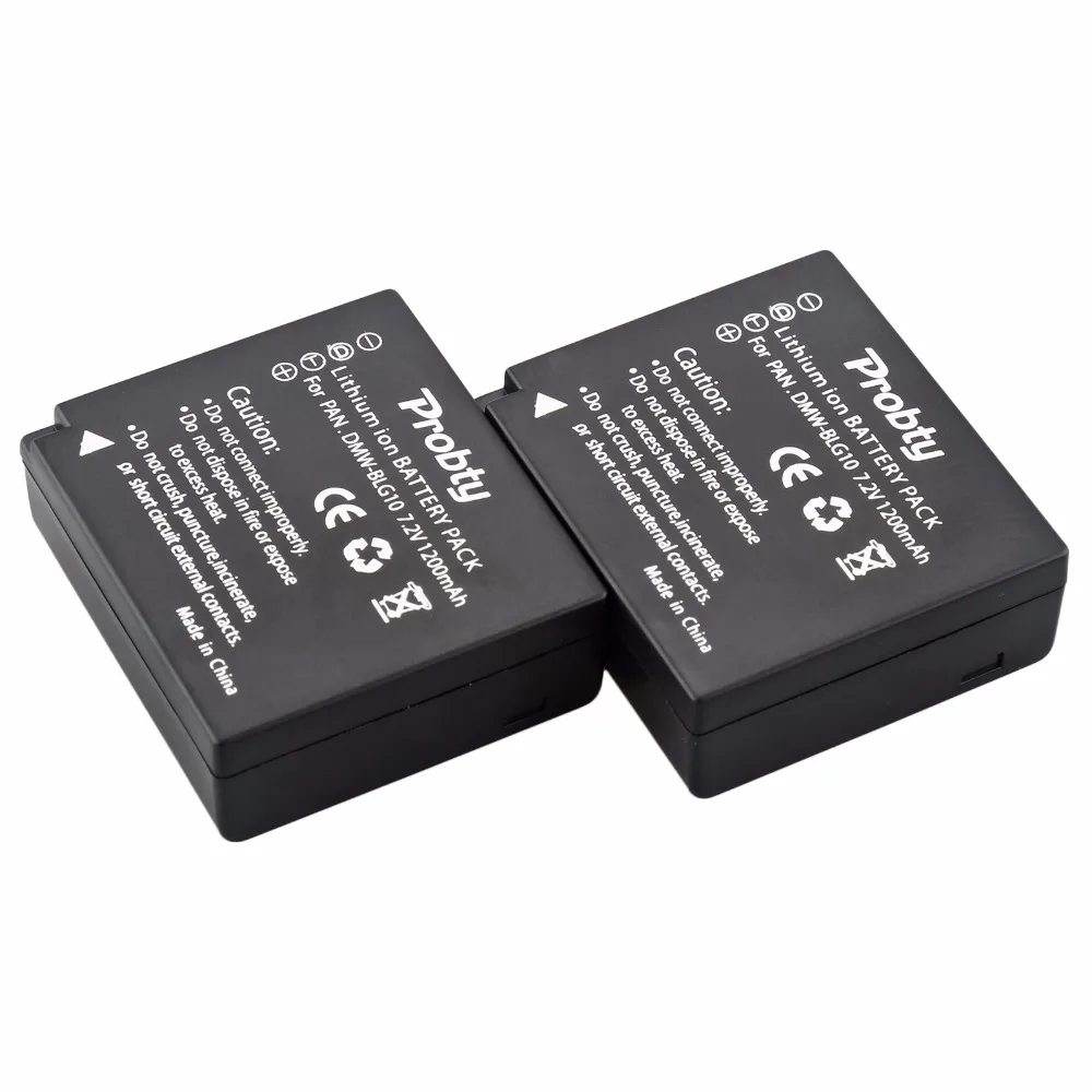 Probty DMW-BLG10 ДМВ BLG10 Батарея + Зарядное устройство для цифрового фотоаппарата Panasonic