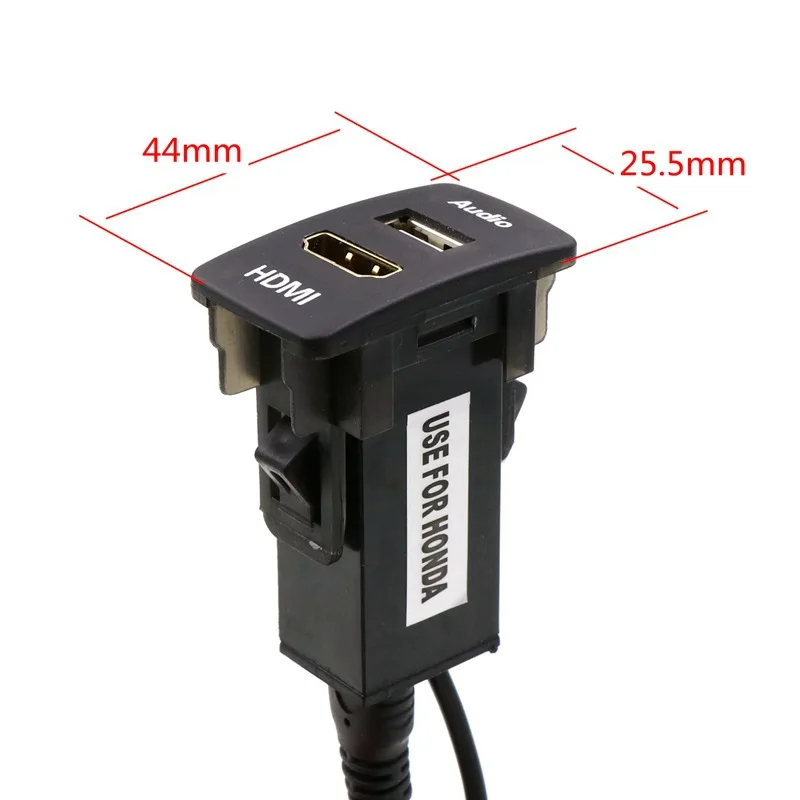 Автомобильное зарядное устройство USB разъем аудио порт с HDMI для Honda Civic Spirior CRV Fit Jazz