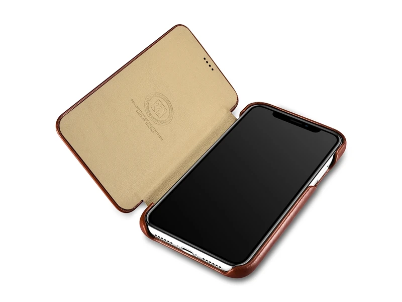 ICARER, Винтажный чехол для iPhone X, роскошный, премиум класса, Натуральная Воловья кожа, чехлы для iPhone XS, чехол, подставка, откидная, Капа, Para Funda