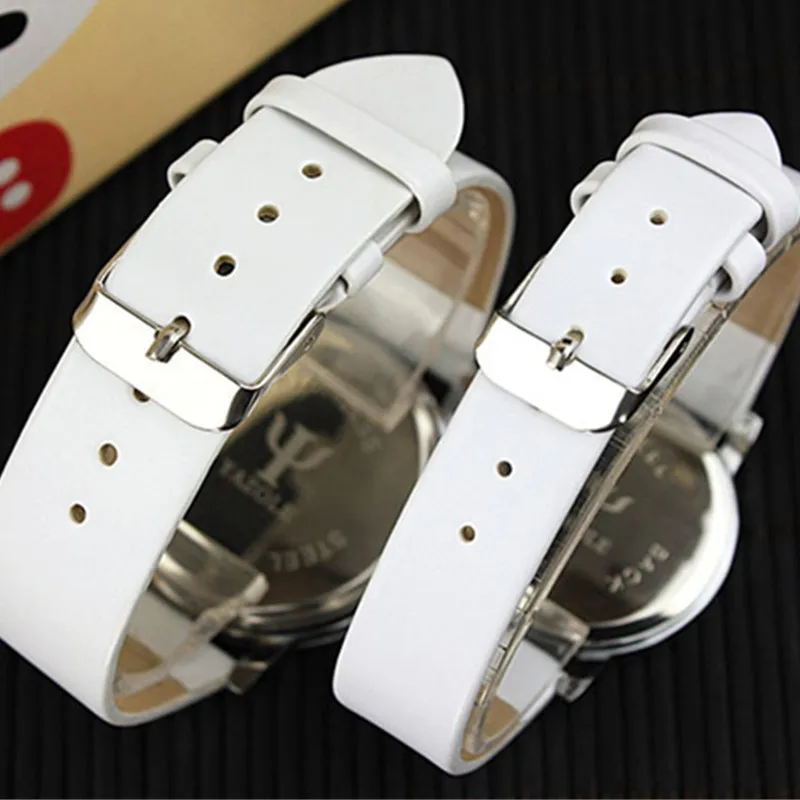 Женские кварцевые наручные часы Yazole Простые Дизайнерские с кожаными ремешками