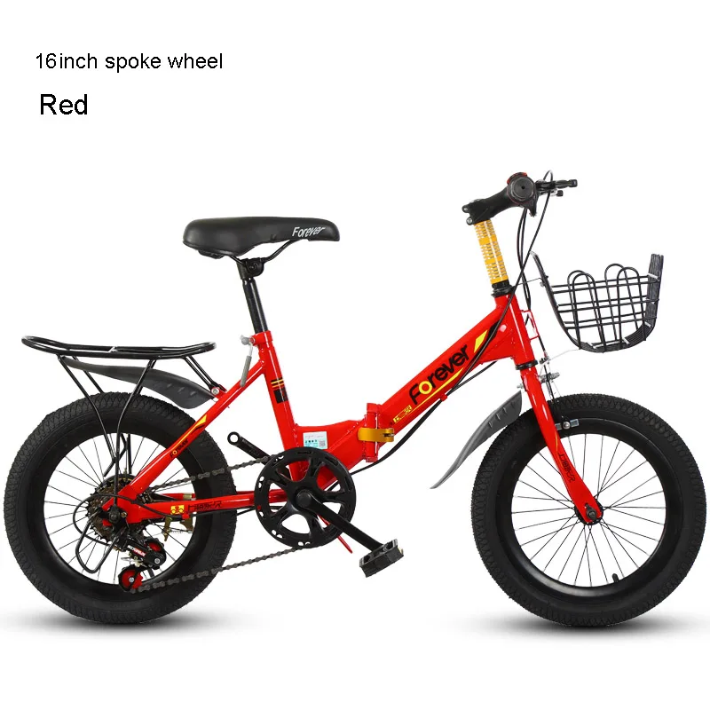 16 Single speed FR 16 дюймовый детский велосипед малыш горный велосипед единой скорости и 6 скоростей для детского велосипеда складной студенческого велосипед для мальчиков и девочек велосипед - Цвет: 16 Single speed FR