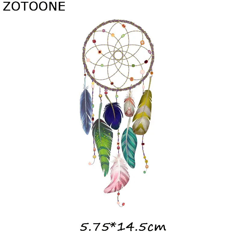 128 ZOTOONE милые Ловцы снов утюжок на передачу патч для одежды тепло на тепловых пластырей плавкие Наклейки Аппликации на одежду E - Цвет: 128