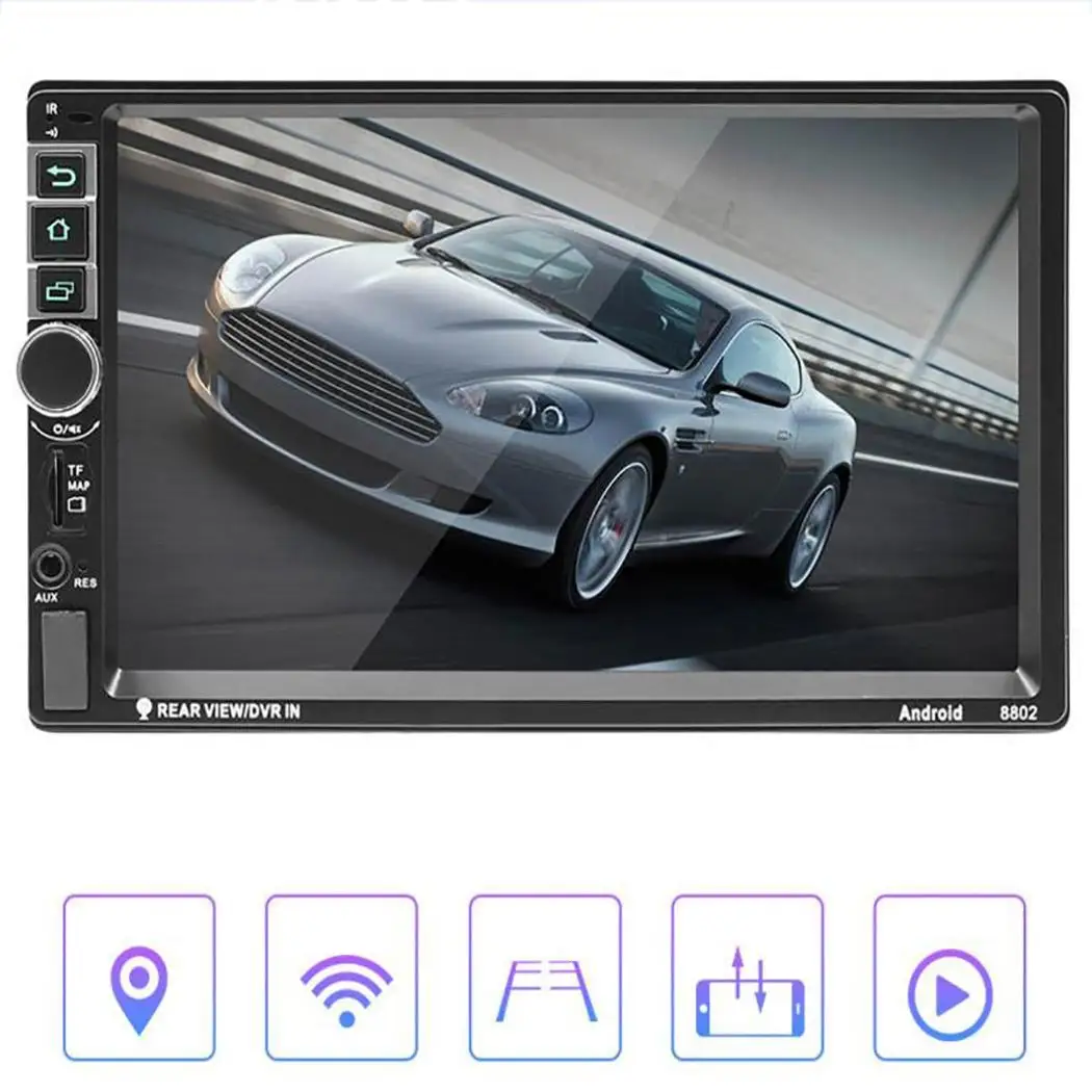 Gps Bluetooth Авто MP5 плеер авторадио 2 Din 8 1 7 &quotсенсорный экран двойной USB FM радио