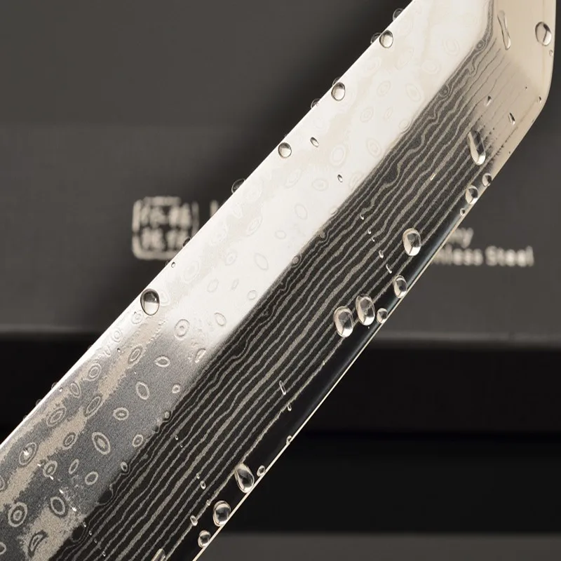 Кухонный нож Kiritsuke 12 дюймов лезвие с узором из Дамаска на сердечнике VG10 для