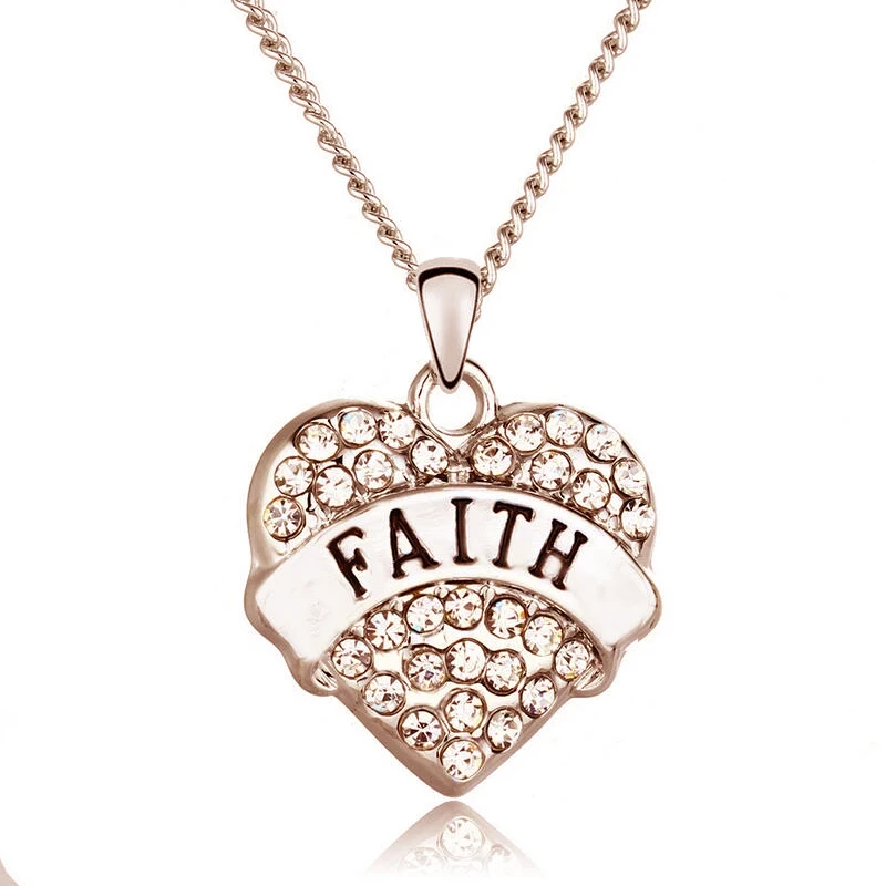 Женское Ожерелье с надписью Faith | Украшения и аксессуары