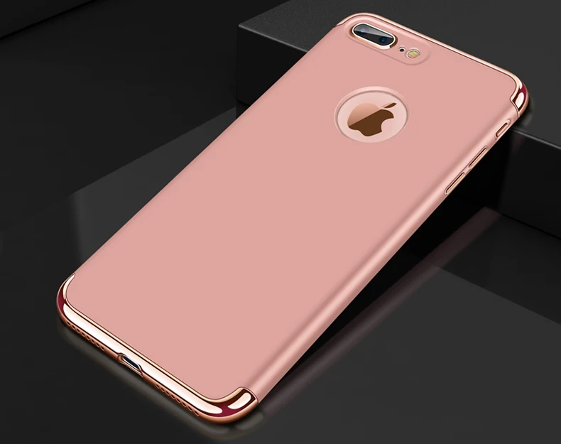 Роскошный 360 чехол для телефона с полным покрытием для iphone 6 6s 7 8 5 5S SE X XS Max XR PC матовый Жесткий Чехол для iphone 7 Plus чехол