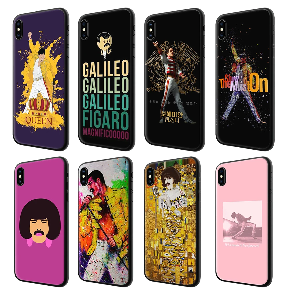 WEBBEDEPP Freddie Mercury Queen band TPU чехол для Apple iPhone 6 6S 7 8 Plus 5 5S SE X XS MAX XR мягкий чехол|Бамперы| |