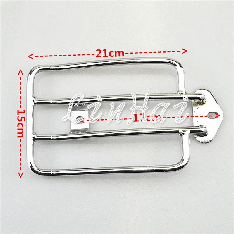 Хромированный задний багажный стеллаж для мотоцикла одиночное сиденье Harley Sportster