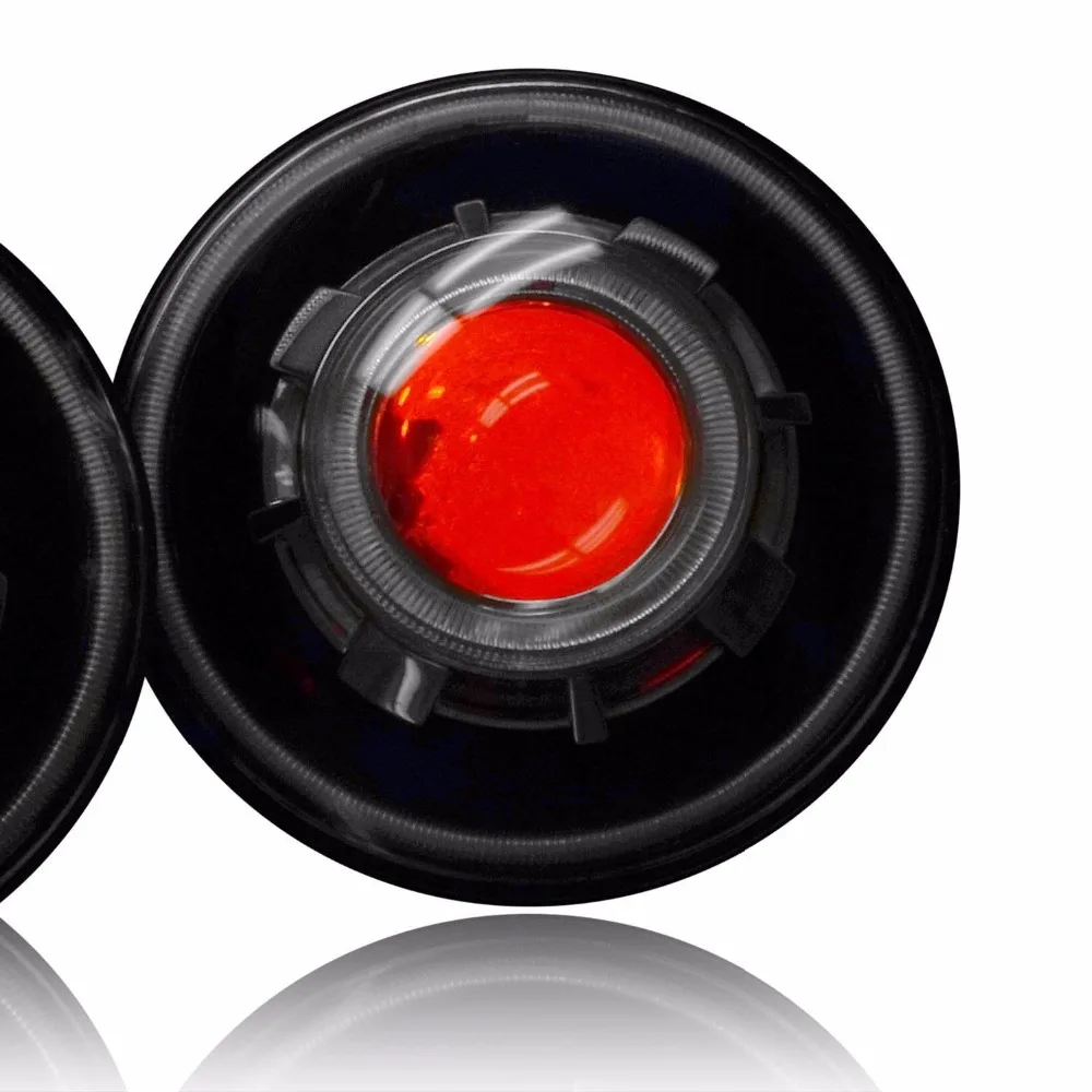 Комплект из 2 предметов 7 дюймов HID фар Hi/ближнего света с COB Ангельские глазки
