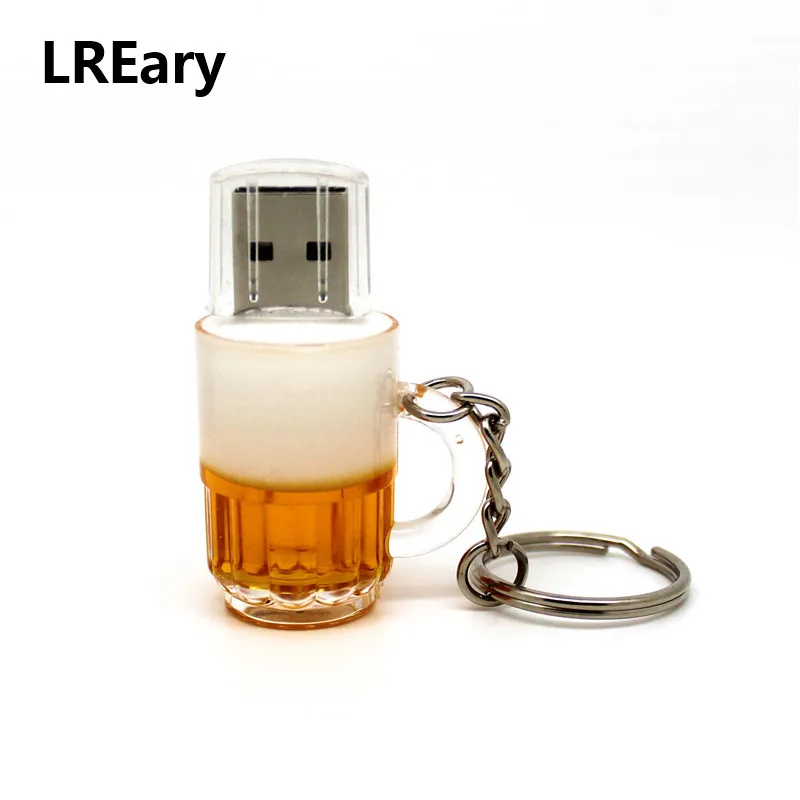 Hot sale mini Beer Cup 128MB USB 2.0 flash drives 4GB 8GB 16GB 32GB small bulk cheap Bottle Pendrive 64GB Memory Stick Pen drive |