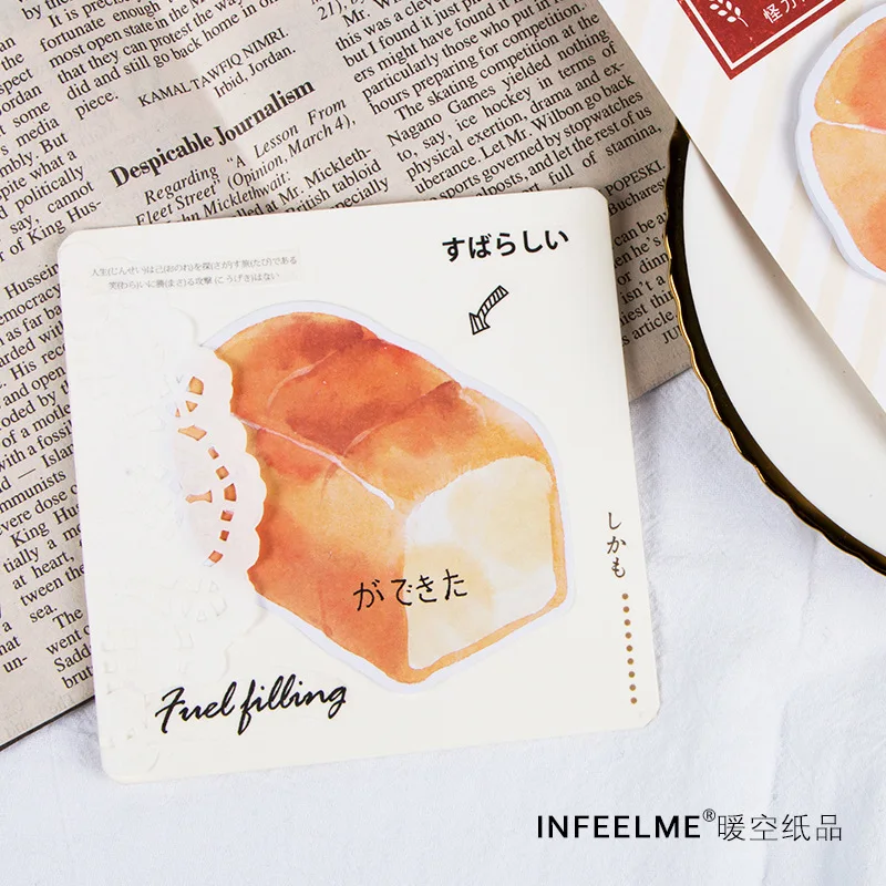 30 листов/подушечек во французском стиле наклейки для хлеба креативные блокноты