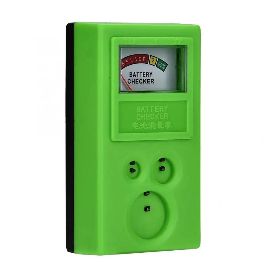 Портативный кнопочный измеритель заряда батареи тестер напряжения тока для