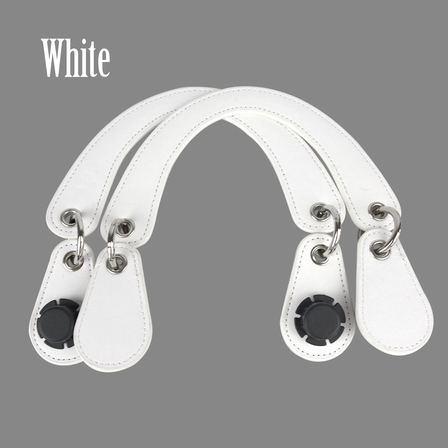 white Новые изогнутые кожаные съемные капли для пояса ручка для классического мини Obag Huntfun квадратная сумка городской шик женская сумка O сумка - Цвет: white