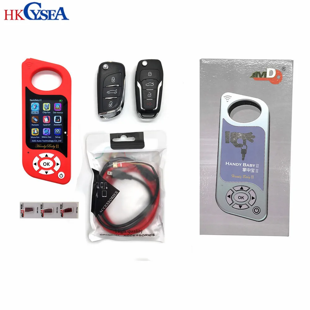 Standard Version JMD Handy Baby II ручной копирующий автоматический ключ инструмент для 4D/46/48/G чипы программист Handy Baby2 с JMD помощник - Цвет: Standard Version