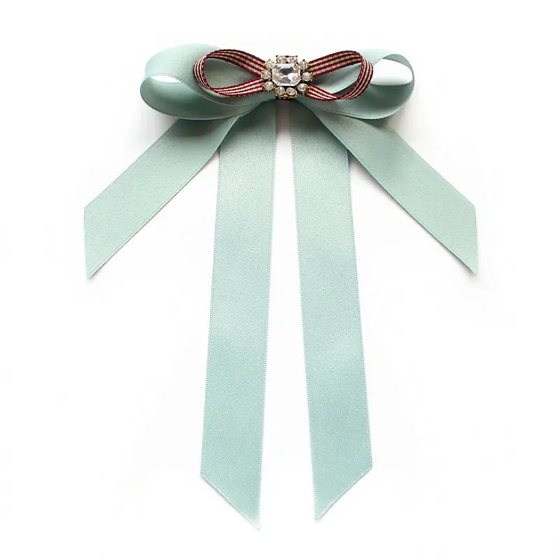 Handmade Bow Tie Элегантная женская рубашка с воротником и галстуком-бабочкой винтажная Стразы горный хрусталь для свадьбы костюм деловой ГАЛСТУК школьная форма галстук-бабочка аксессуар - Цвет: Handmade Bow Tie