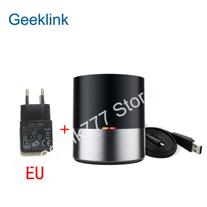 Geeklink мини умный дом универсальный пульт дистанционного управления, wifi+ ИК-центр управления для умного дома работа с Alexa Google Home - Цвет: Add EU Adapte