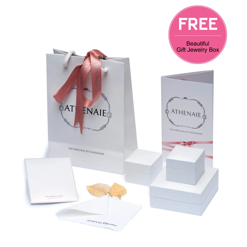 ATHENAIE натуральная 925 пробы серебро с проложить Ясно CZ Мерцающая ночь эмаль ажурные