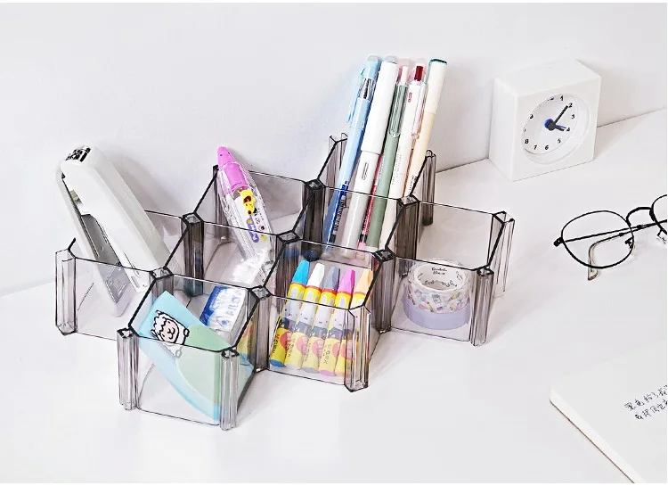 6 шт. DIY нижнее белье Галстуки Бюстгальтер Носки для хранения пластиковый ящик для хранения Чехол Настольный ящик разделитель для шкафа креативные настольные органайзеры коробка