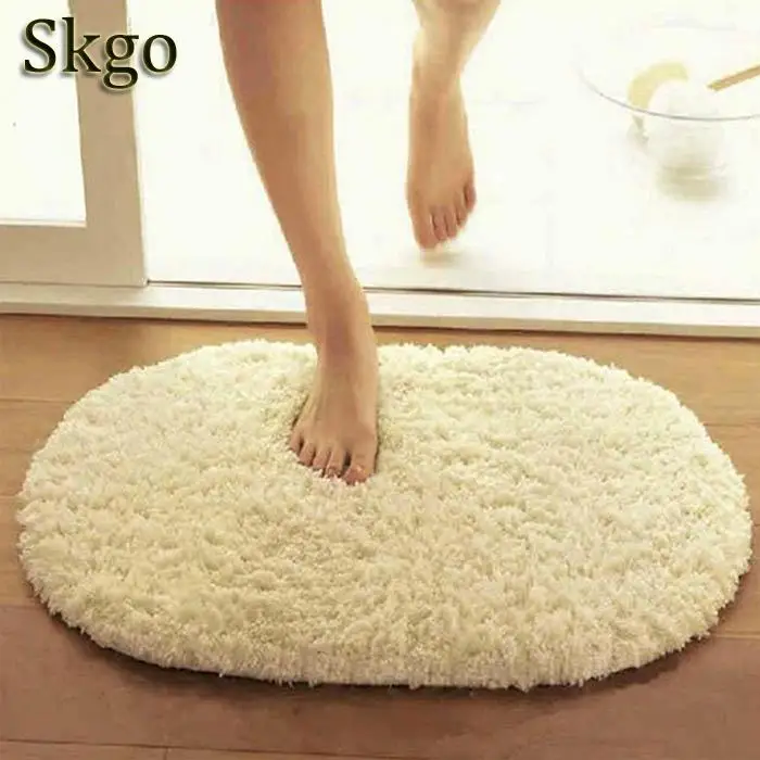 Новый коврик овальная спальня Нескользящая ванная комната анти мягкий пол