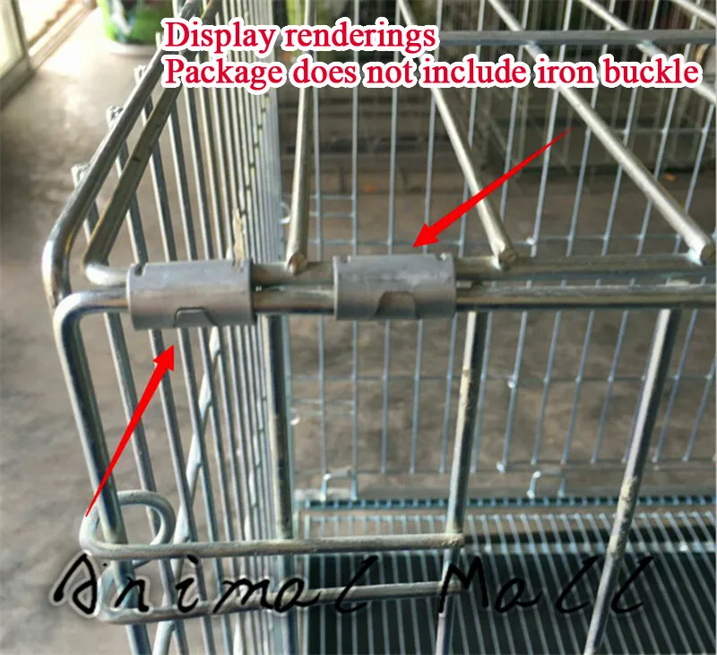 1200 шт. клетка для питомцев голубь курица кролика пряжка Железная монтажный