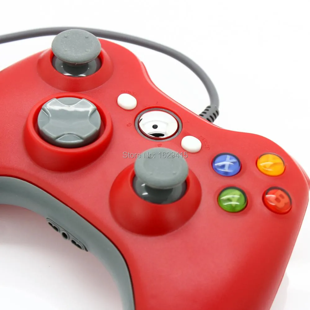 USB проводной Joypad геймпад для Microsoft Xbox 360 консоли контроллер черный белый цвет